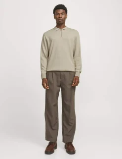 Cotton Rich Half Zip Knitted Jumper