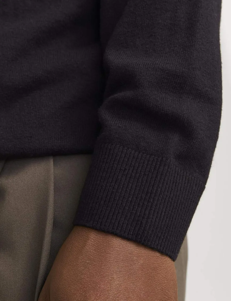 Cotton Rich Half Zip Knitted Jumper