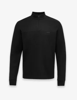 Cotton Rich Half Zip Sweatshirt