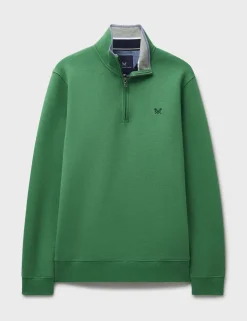 Cotton Rich Half Zip Sweatshirt