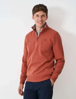 Cotton Rich Half Zip Sweatshirt