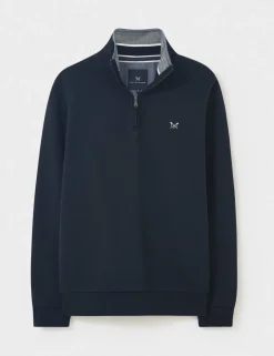 Cotton Rich Half Zip Sweatshirt