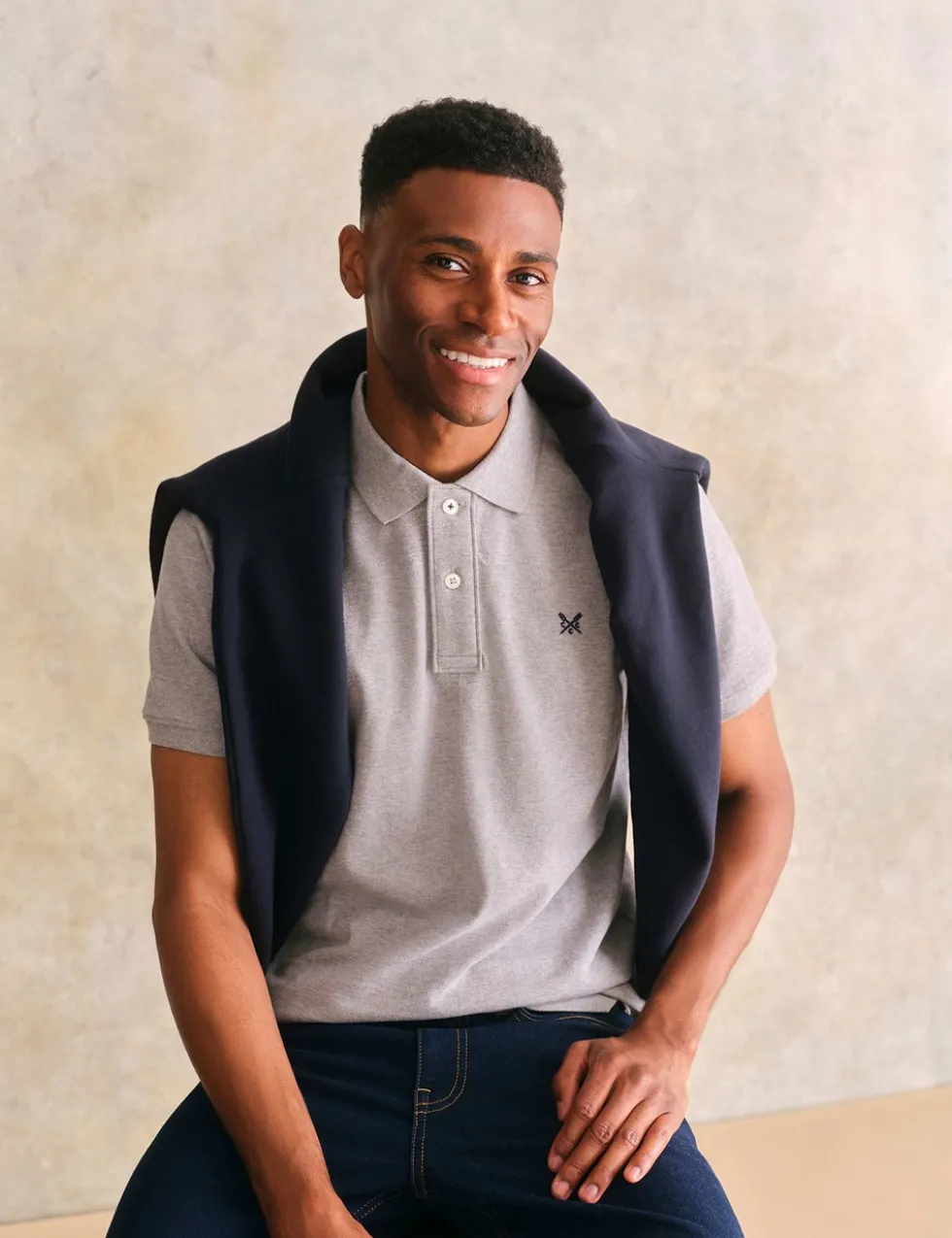 Cotton Rich Half Zip Sweatshirt