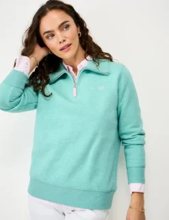 Cotton Rich Half Zip Sweatshirt