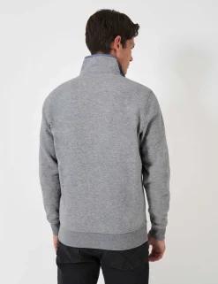 Cotton Rich Half Zip Sweatshirt