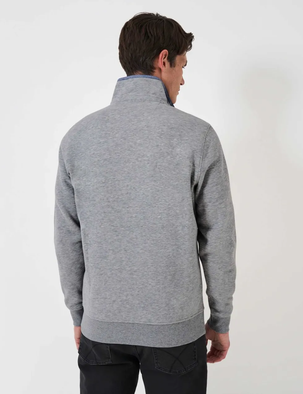 Cotton Rich Half Zip Sweatshirt