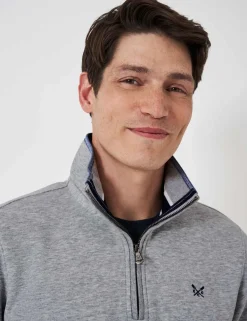 Cotton Rich Half Zip Sweatshirt
