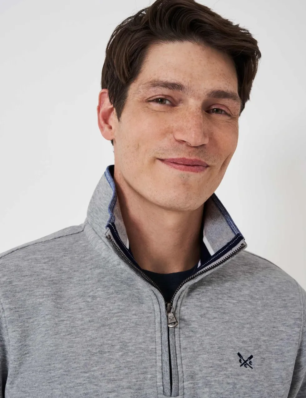 Cotton Rich Half Zip Sweatshirt