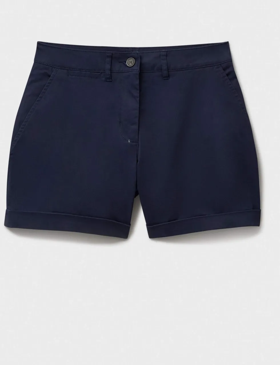 Cotton Rich High Waisted Chino Shorts