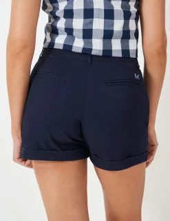 Cotton Rich High Waisted Chino Shorts