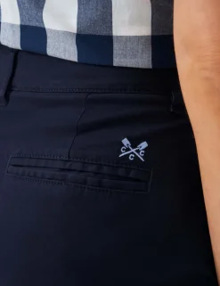 Cotton Rich High Waisted Chino Shorts