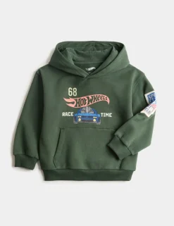 Cotton Rich Hot Wheels™ Hoodie (2-8 Yrs)