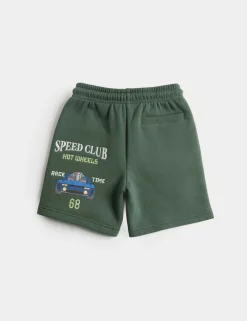 Cotton Rich Hot Wheels™ Shorts (2-8 Yrs)