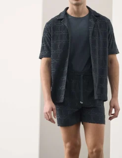 Cotton Rich Jacquard Towelling Shorts