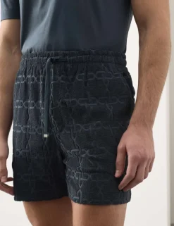 Cotton Rich Jacquard Towelling Shorts