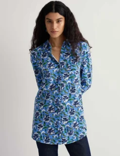 Cotton Rich Jersey Floral Tunic