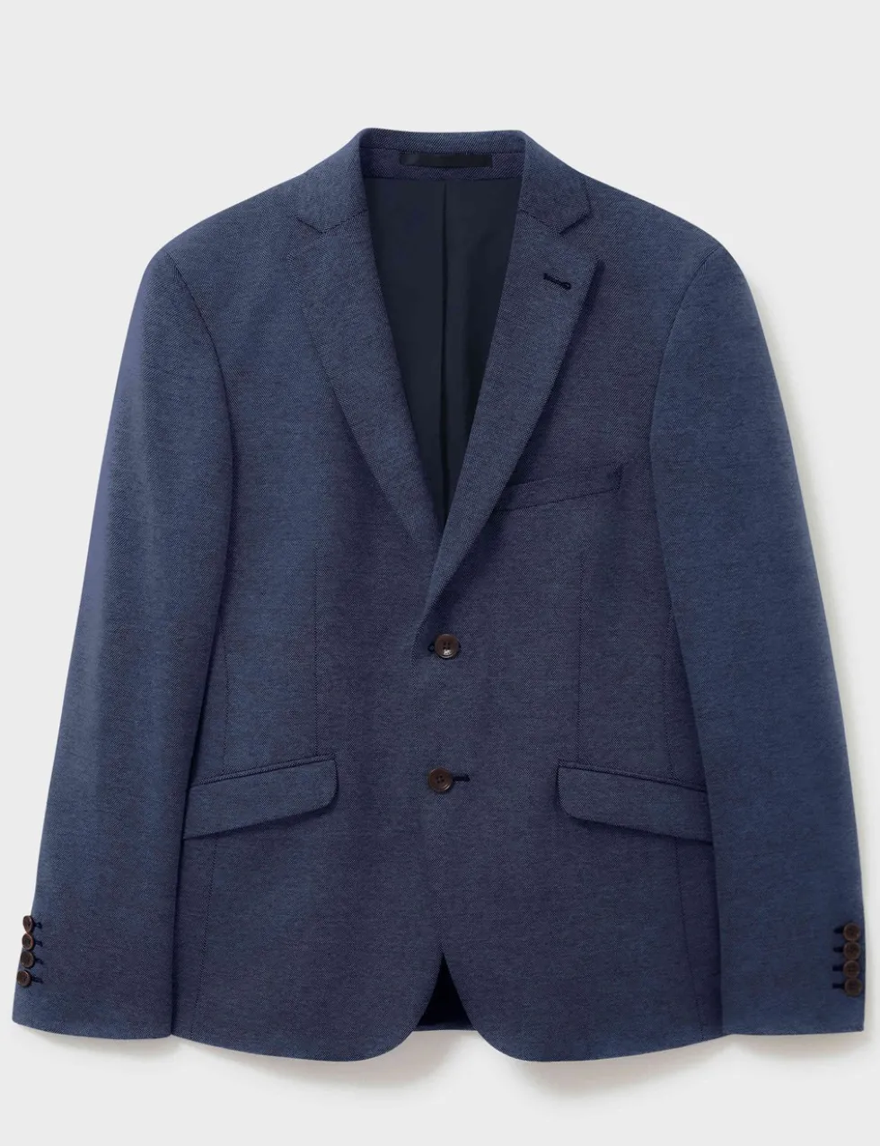 Cotton Rich Jersey Textured Blazer