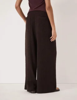 Cotton Rich Jersey Wide Leg Trousers