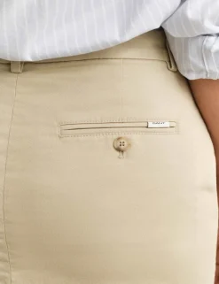 Cotton Rich Knee Length A-Line Skirt