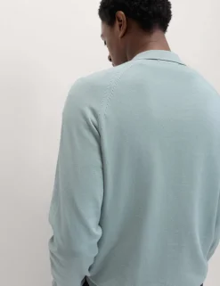 Cotton Rich Knitted Polo Shirt