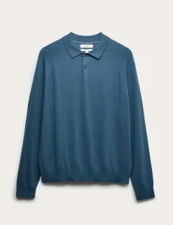 Cotton Rich Knitted Polo Shirt