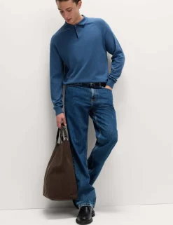 Cotton Rich Knitted Polo Shirt