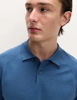 Cotton Rich Knitted Polo Shirt