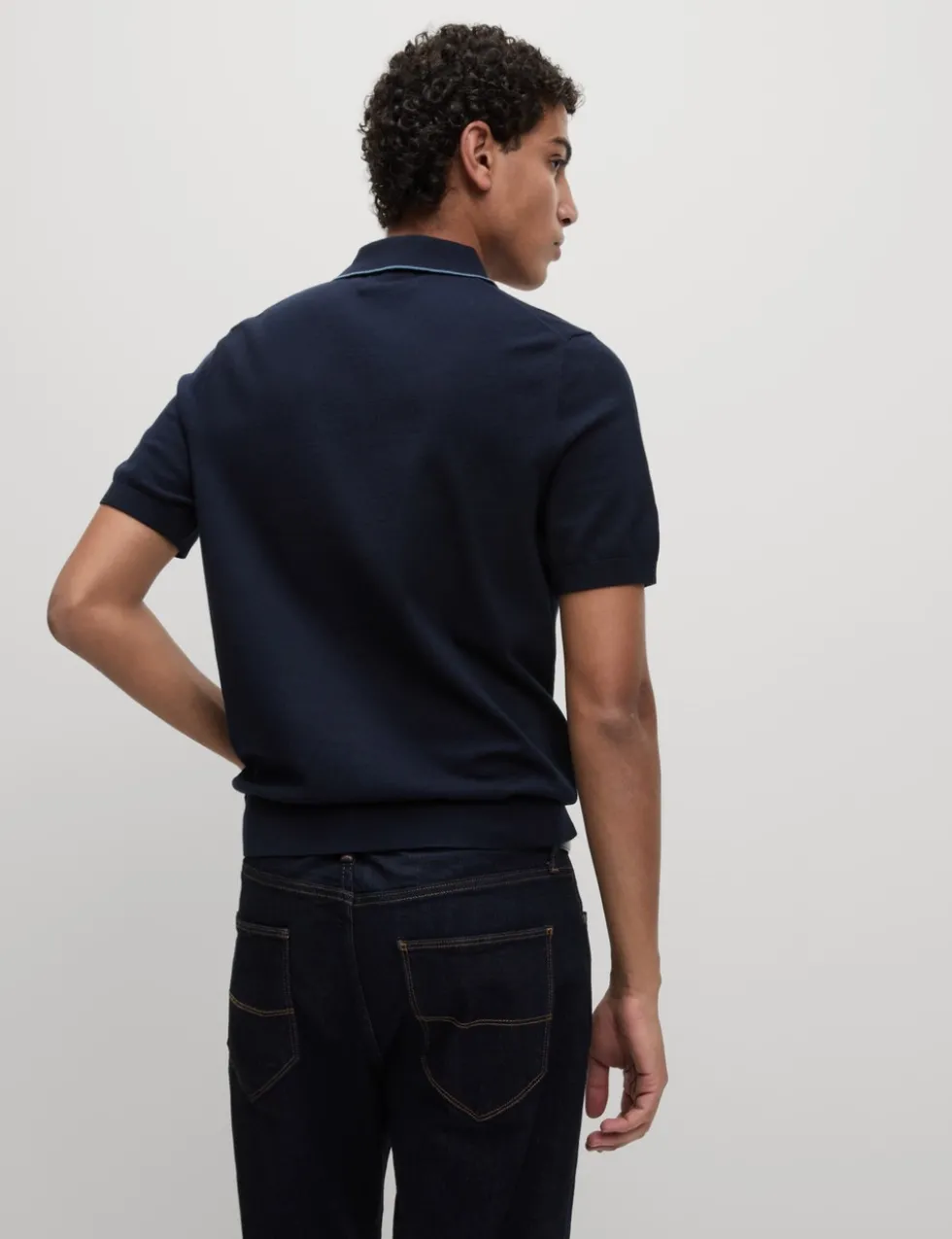 Cotton Rich Knitted Polo Shirt
