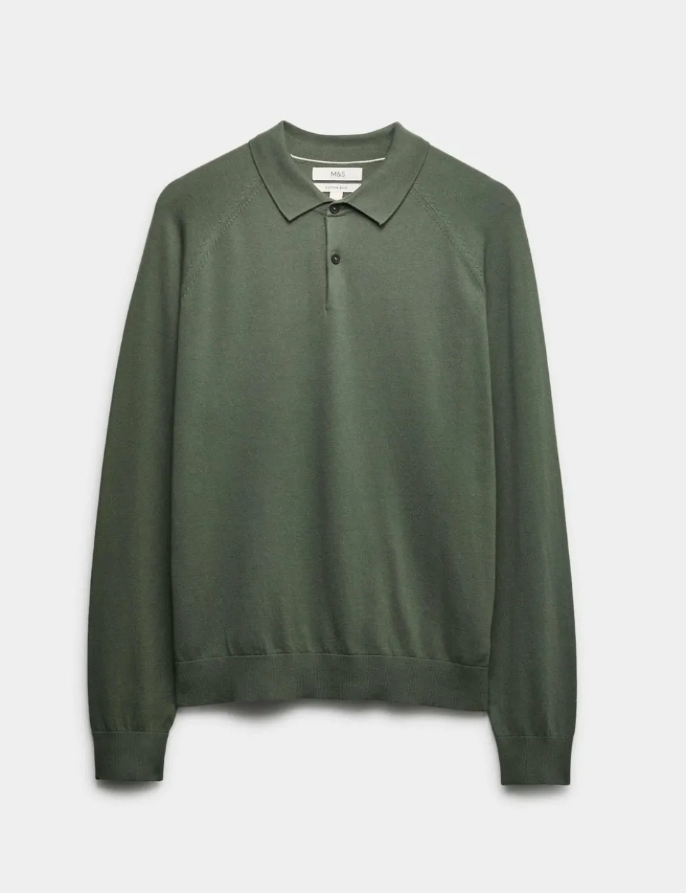 Cotton Rich Knitted Polo Shirt