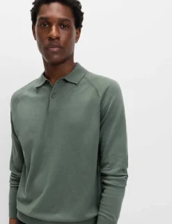 Cotton Rich Knitted Polo Shirt
