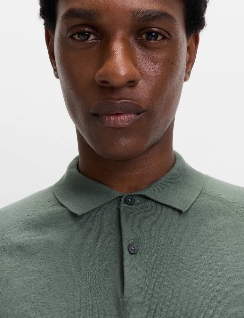 Cotton Rich Knitted Polo Shirt