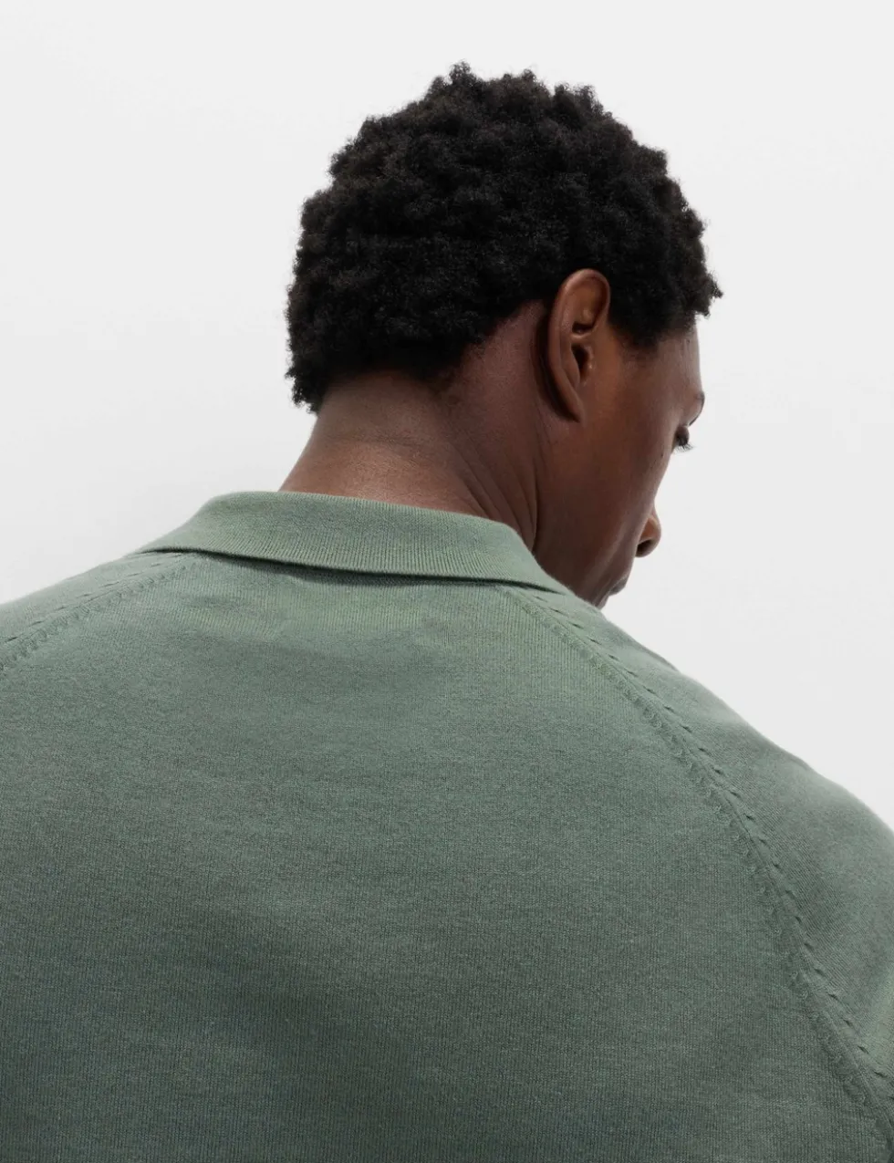 Cotton Rich Knitted Polo Shirt