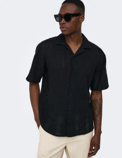 Cotton Rich Knitted Short Sleeve Shirt