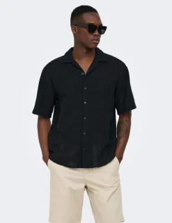 Cotton Rich Knitted Short Sleeve Shirt