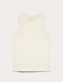 Cotton Rich Knitted Vest