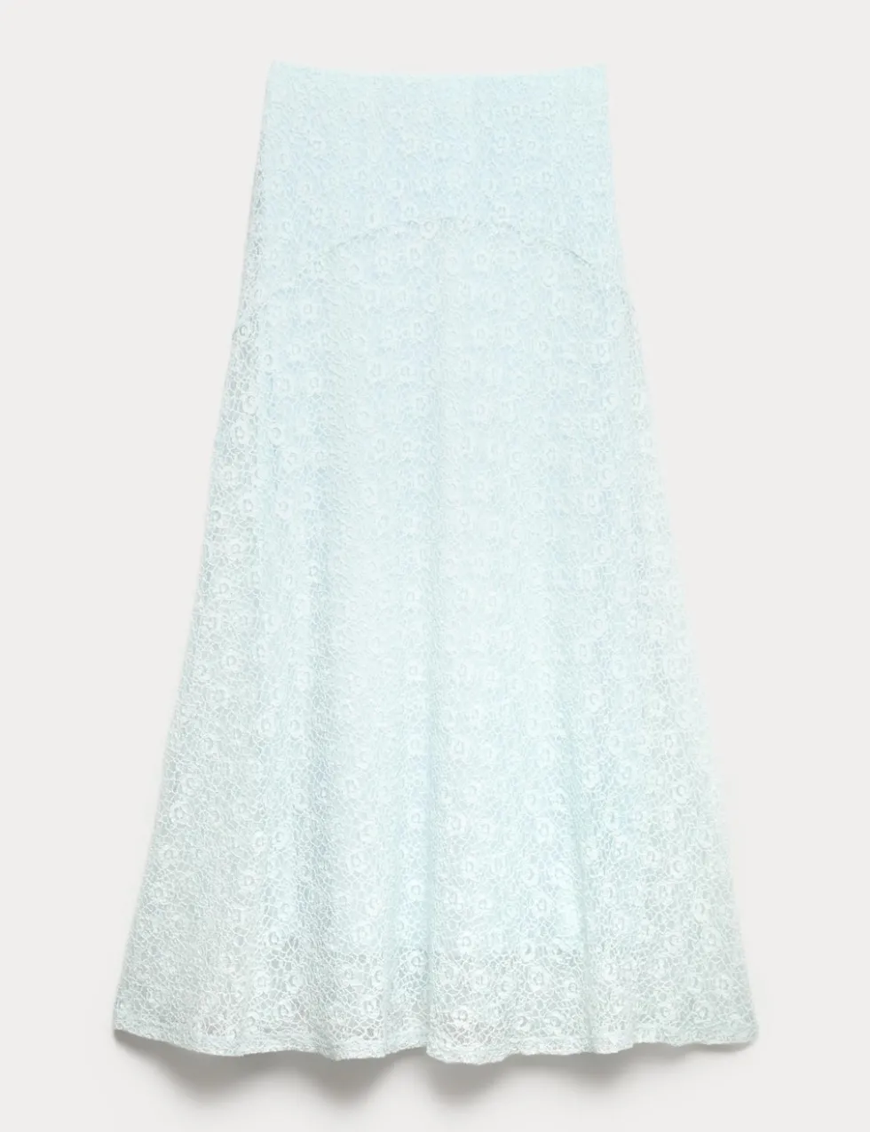 Cotton Rich Lace Midi A-Line Skirt