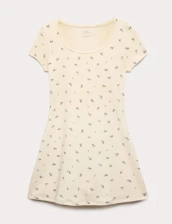Cotton Rich Lace Trim Dress (6-16 Yrs)