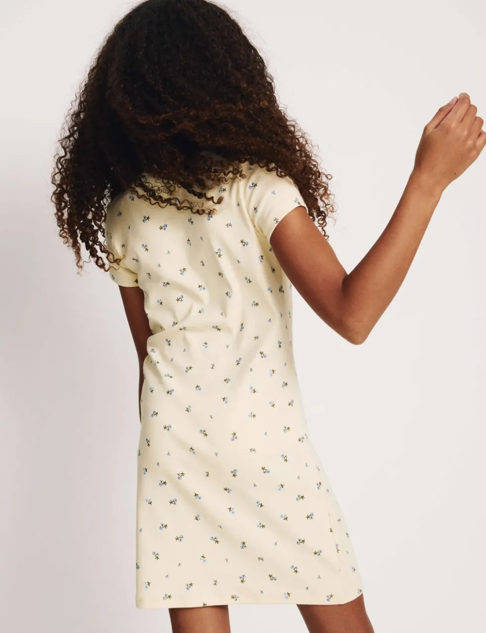 Cotton Rich Lace Trim Dress (6-16 Yrs)