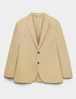 Cotton Rich Laundered Canvas Blazer
