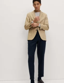Cotton Rich Laundered Canvas Blazer