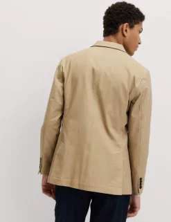 Cotton Rich Laundered Canvas Blazer