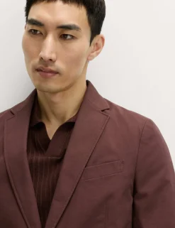 Cotton Rich Laundered Canvas Blazer
