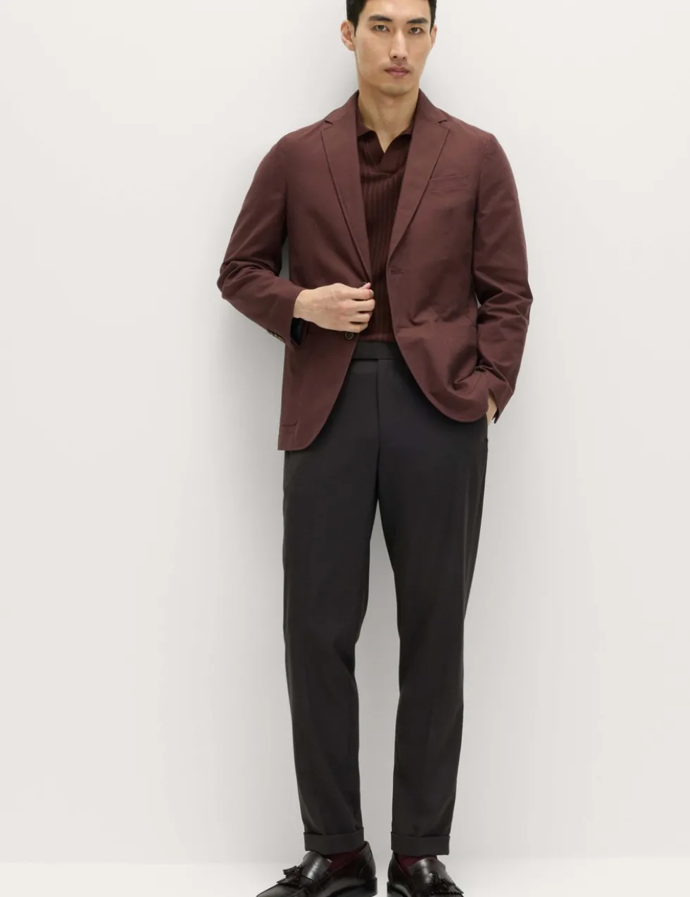 Cotton Rich Laundered Canvas Blazer