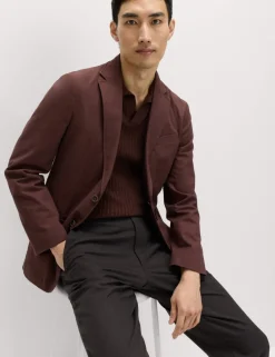 Cotton Rich Laundered Canvas Blazer