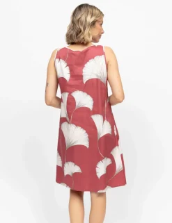 Cotton Rich Leaf Print Short Nightdress