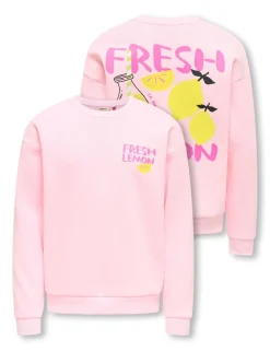 Cotton Rich Lemon Graphic Sweatshirt (7-14 Yrs)