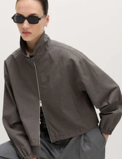 Cotton Rich Lightweight Buckle Short Jacket