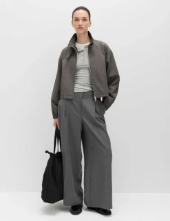 Cotton Rich Lightweight Buckle Short Jacket