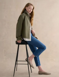 Cotton Rich Lightweight Collared Jacket
