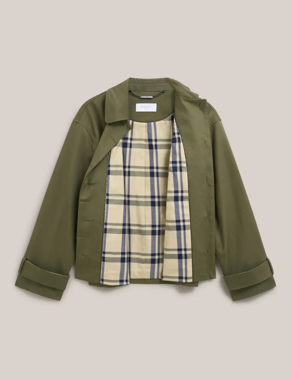 Cotton Rich Lightweight Collared Jacket